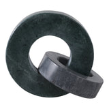 Elgin Green/Black Marble Double Ring