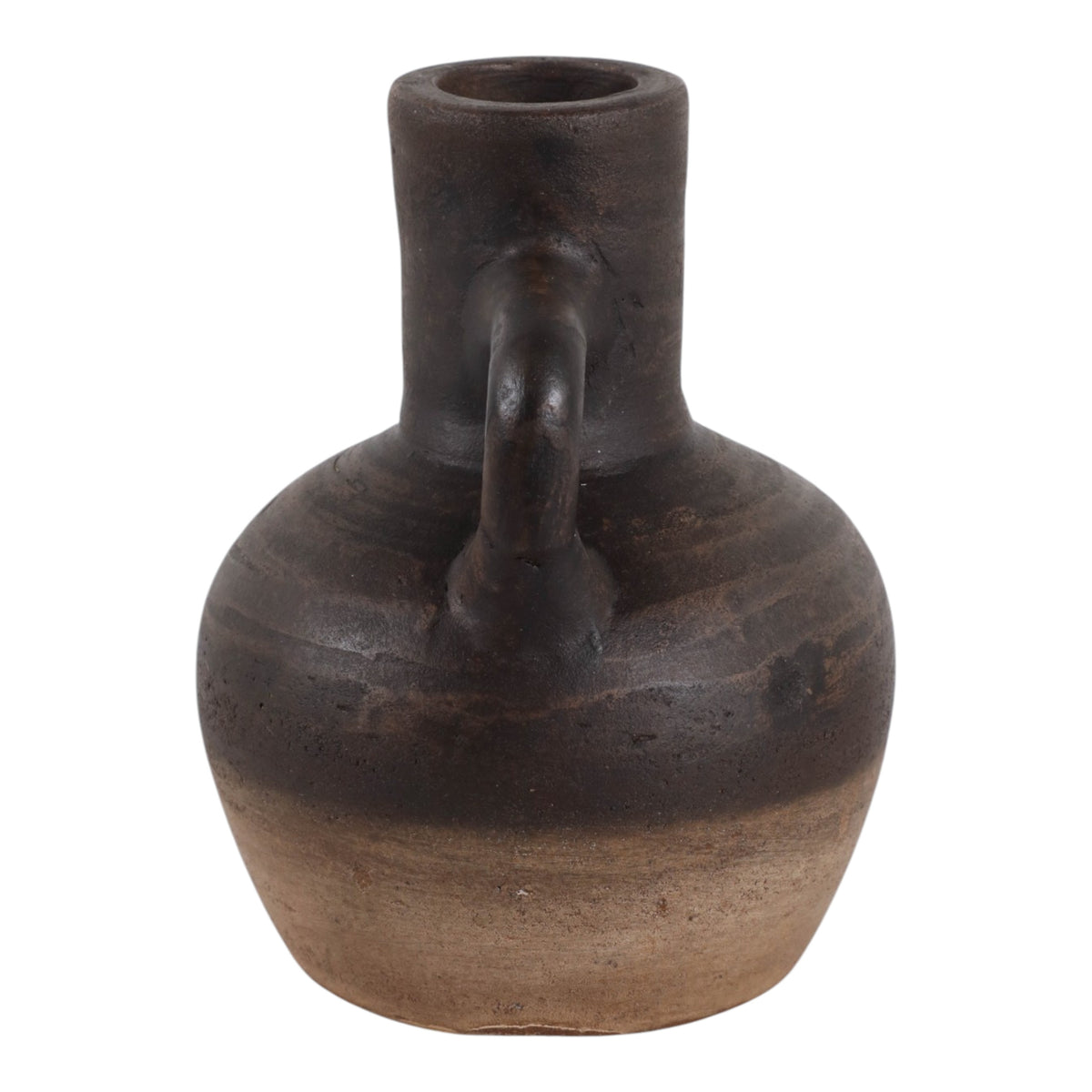 Farleybeach Chocolate/Brown Terracotta Boho Bud Vase