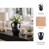 Shermancliff Black Large Vase
