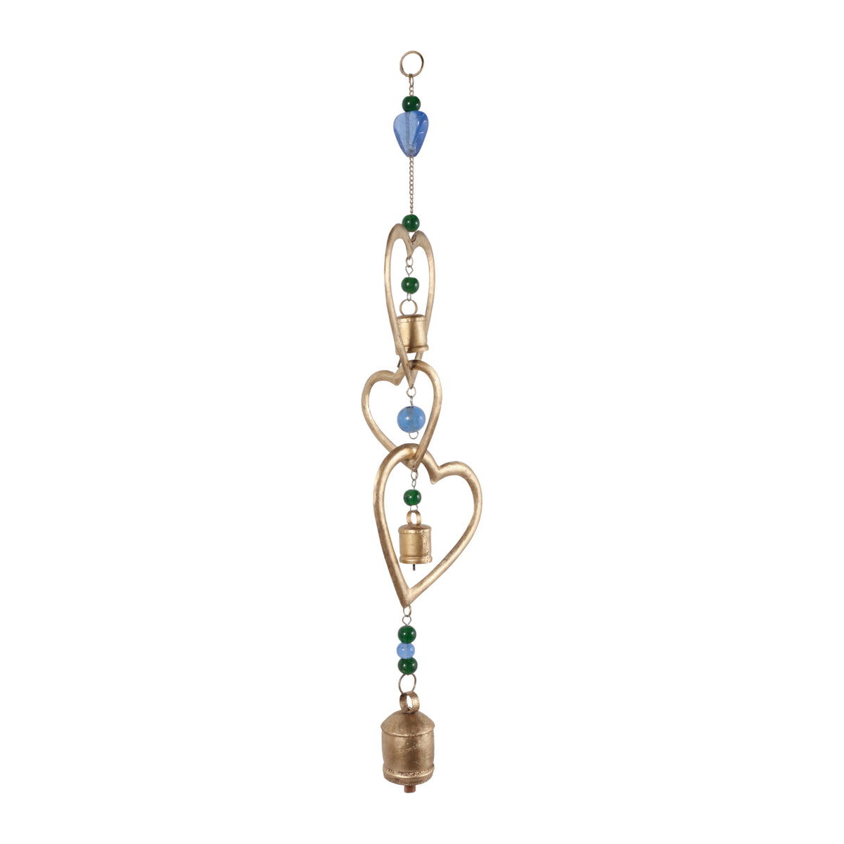 Bowenton Gold/Blue Wind Chime