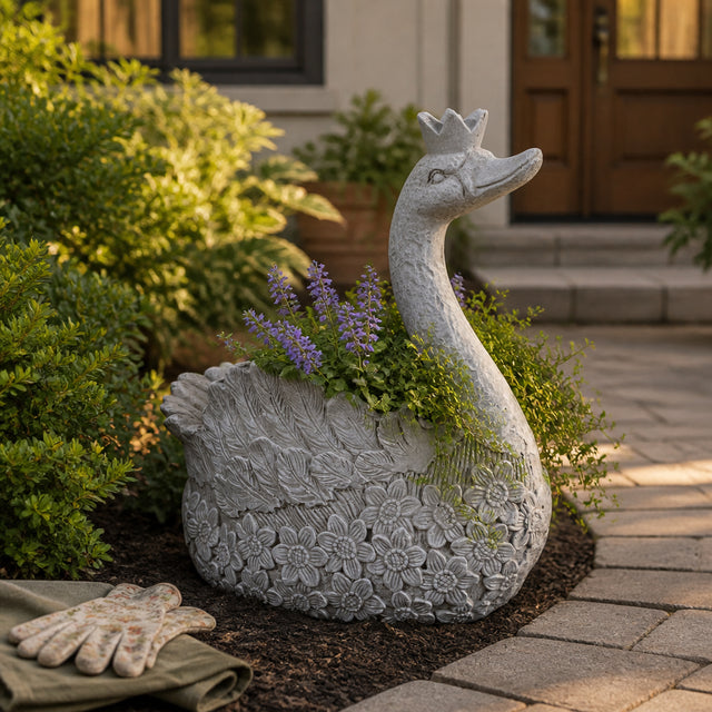 Broganbrook Gray Planter