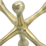Devon Gold Metal Jacks Sculpture Decor - 12860-01EC