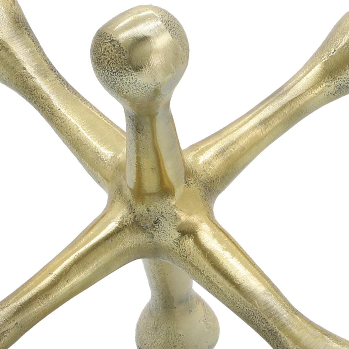 Devon Gold Metal Jacks Sculpture Decor - 12860-01EC