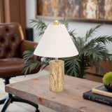 Youngstown Gold Resin Textured Table Lamp