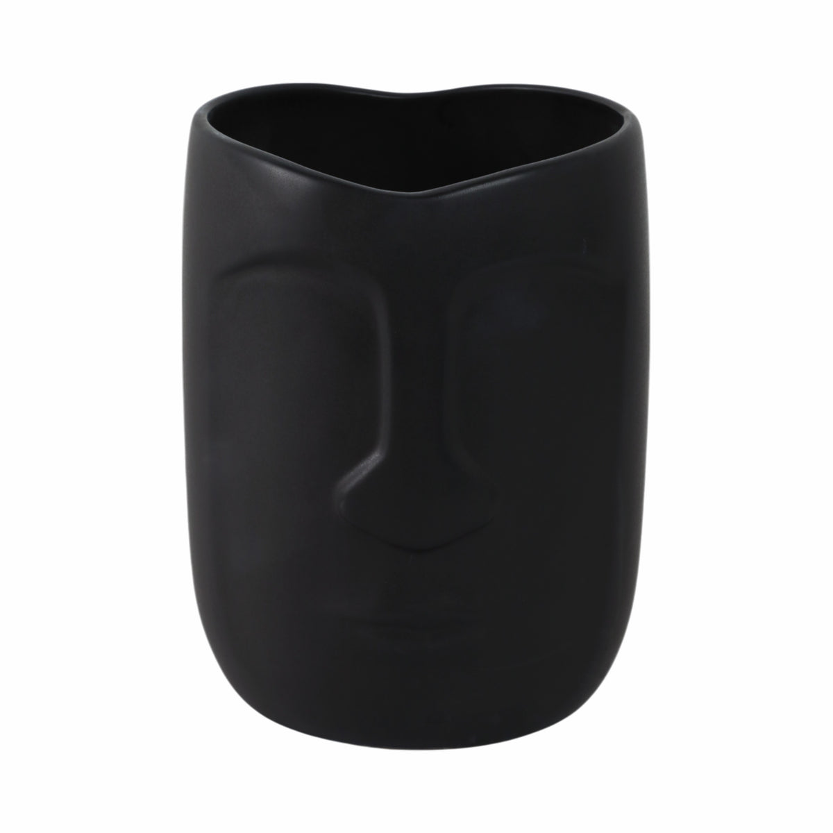 Lokoya Black Face Vase