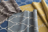 Lamy Beige Trellis Wool Rug - Clearance