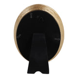 Clovis Gold Etched Oval Photo Frame