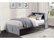 Orion Gray Bookcase Twin Bed - Ornate Home