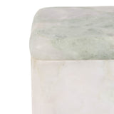 La Quinta Ivory/Green Marble Box