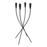 Mattos Black 4-Taper Candelabra