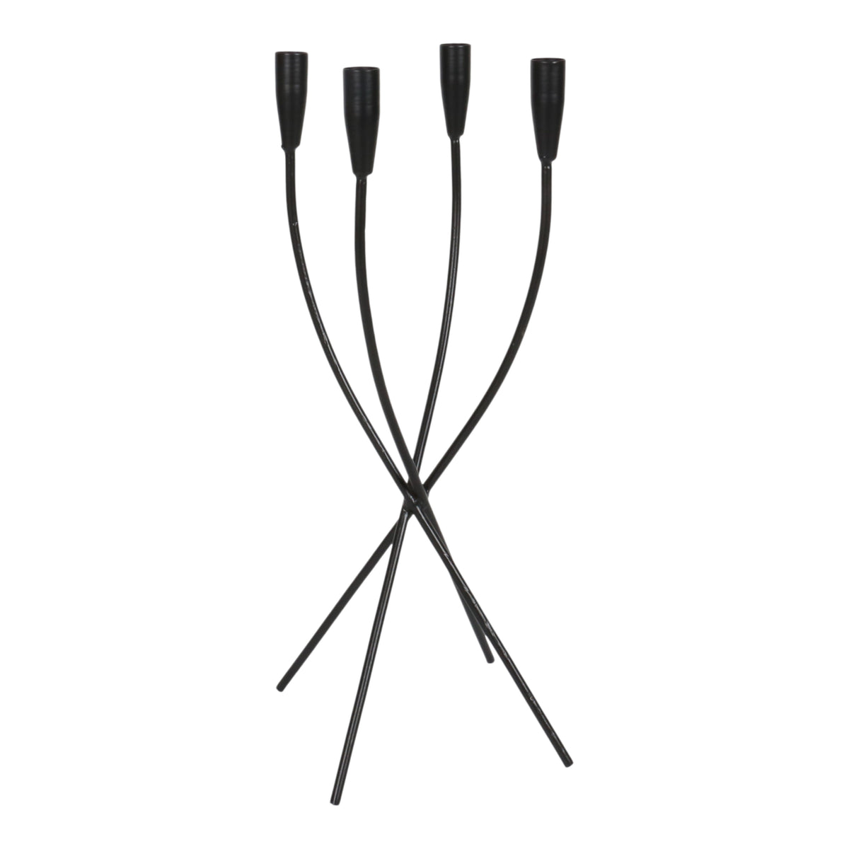 Mattos Black 4-Taper Candelabra