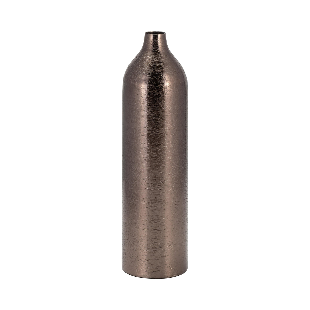 El Toro Black Metal Cylinder Vase