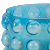 Requa Blue Glass Bubble Candle