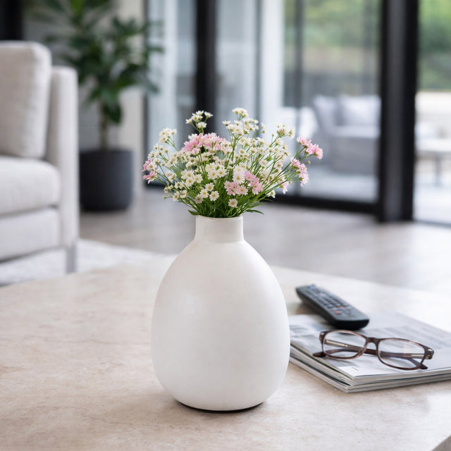 Duttonside White Small Vase