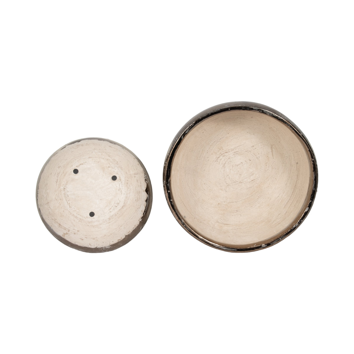 Danforthmill Gray Bowls (Set of 2)