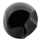 Sanitarium Black Large Ceramic Abstract Vase