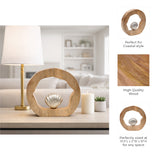 Brysondale Brown Seashell in Round Decor