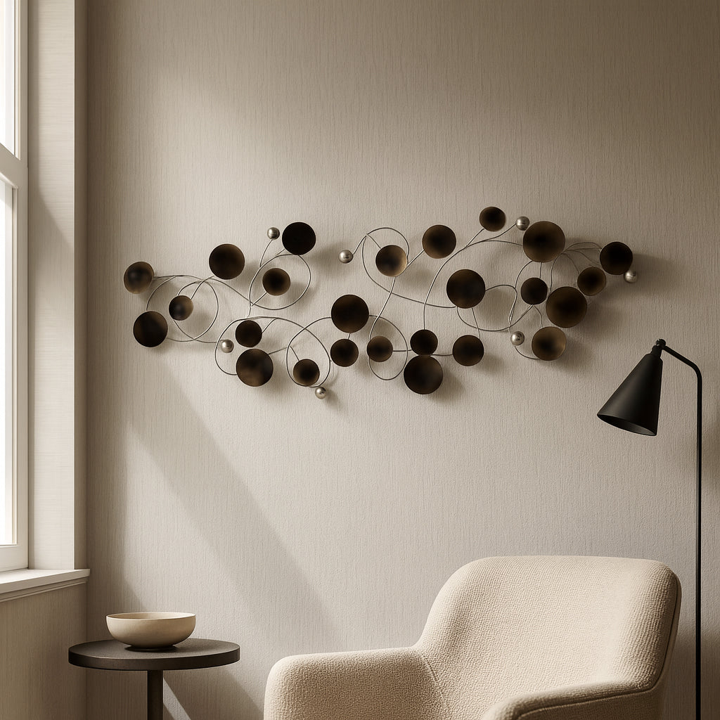 Linden Multicolor Small Discs Metal Wall Decor