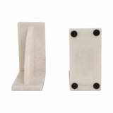 Julianwind White Bookends (Set of 2)