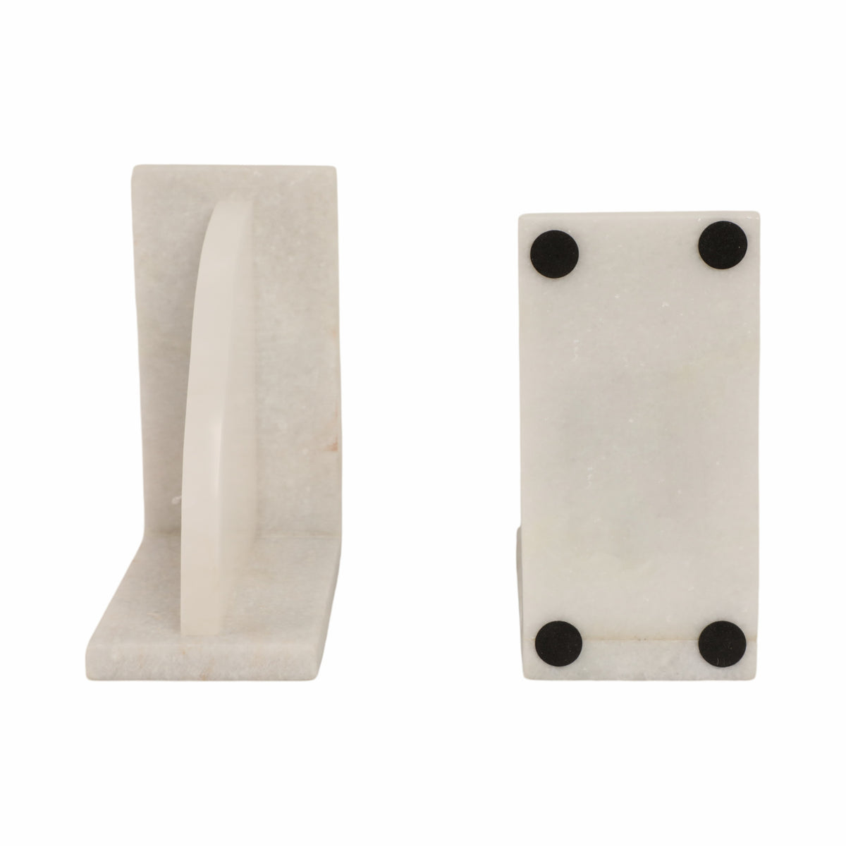 Julianwind White Bookends (Set of 2)