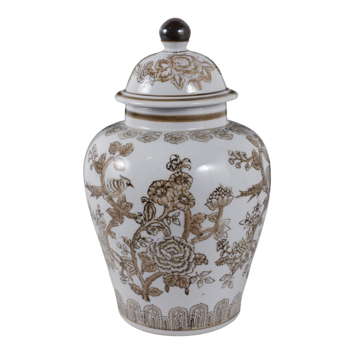 Dougalton Brown/White Chinoiserie