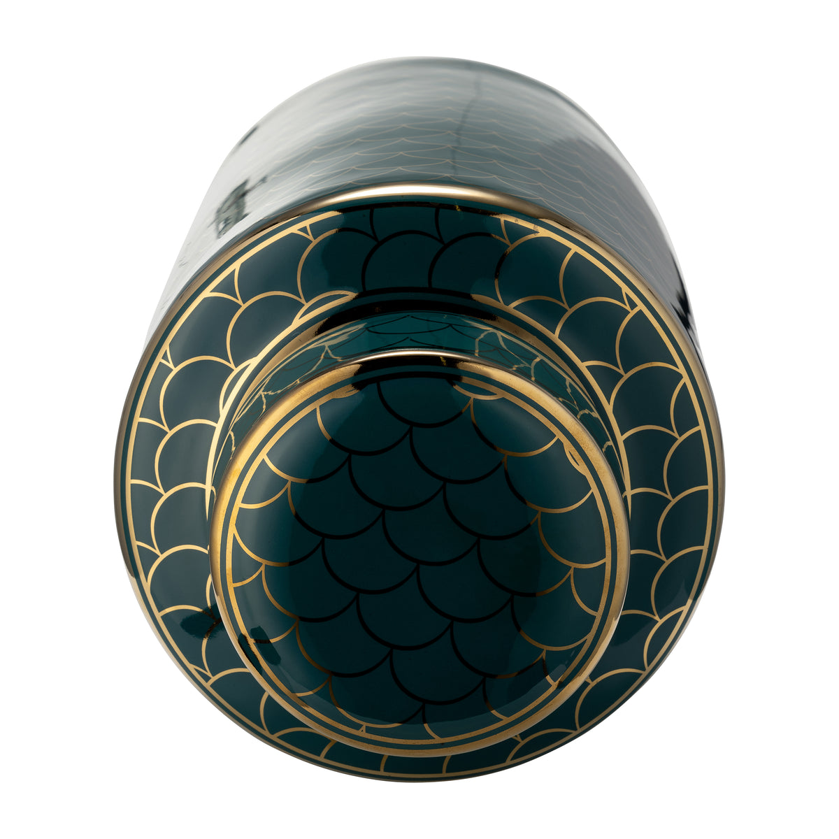 Kiesel Gold Ceramic Crackle Jar