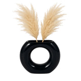 Calville Navy Ceramic Donut Vase