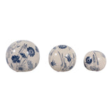 Tesswind Blue/Ivory Orbs (Set of 3)