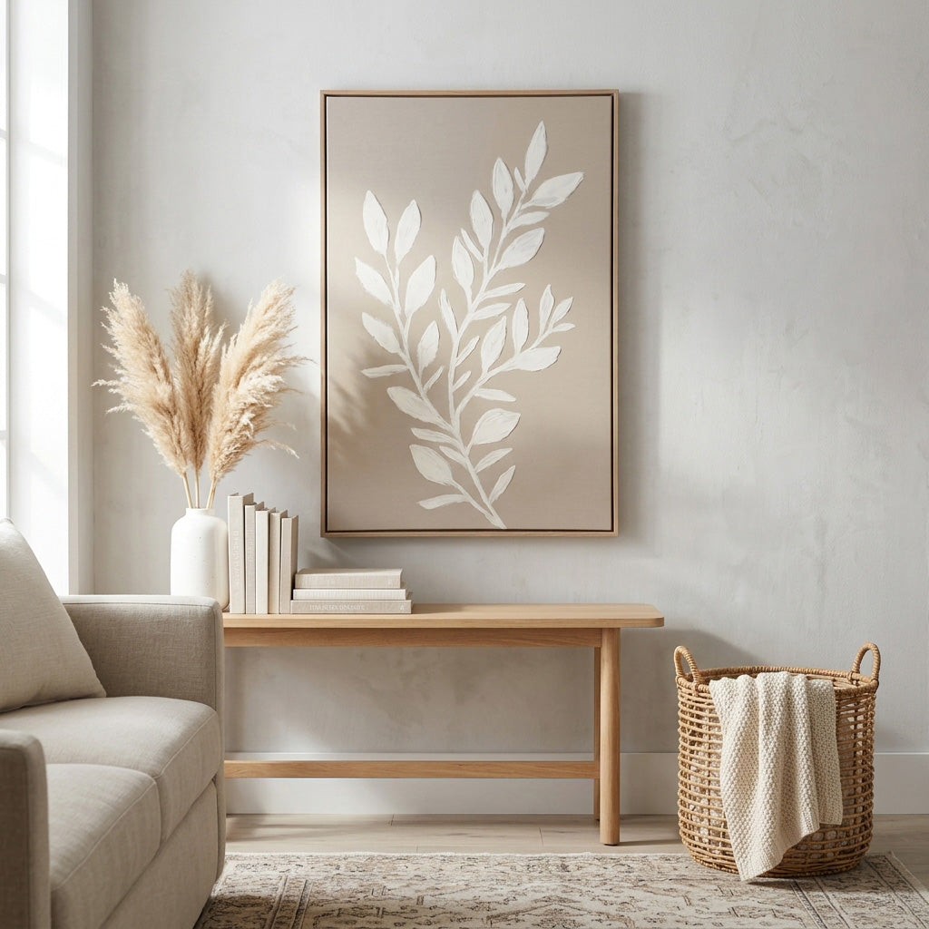 Reedrun Ivory/Tan Wall Art