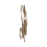 Melita Gold Metal Mirrored Wall Decor
