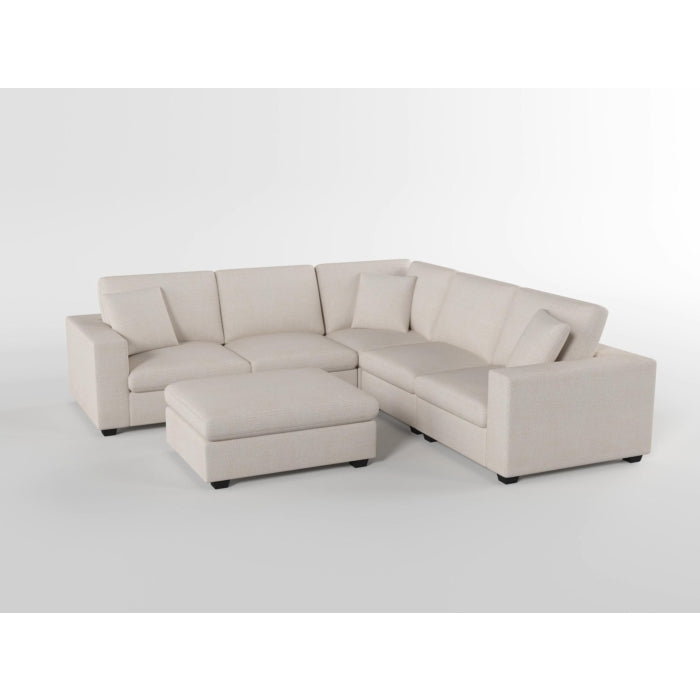 Serenity Beige Armless Chair