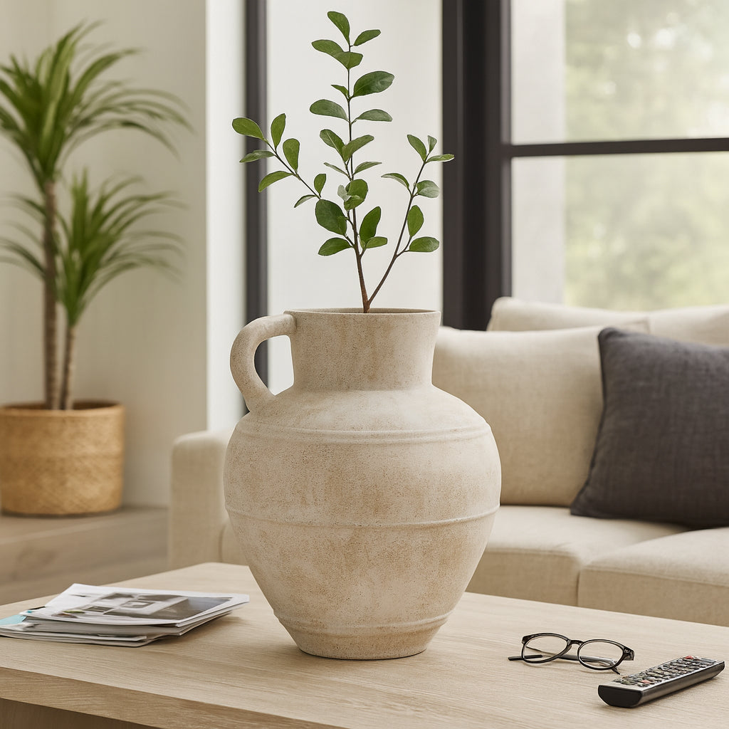 Damienport Ivory/Tan Vase