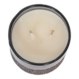 Kellogg Smoke/Clear Warm Vanilla Bubble Glass Candle