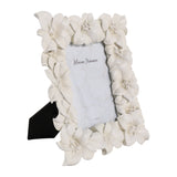 Hawthorne White Floral Border Photo Frame
