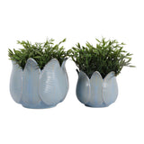 Bradyridge Blue Planters (Set of 2)