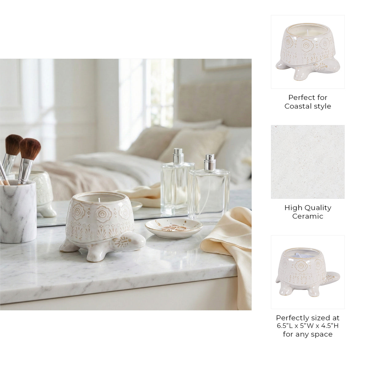 Sarahgrove White/Ivory Candle