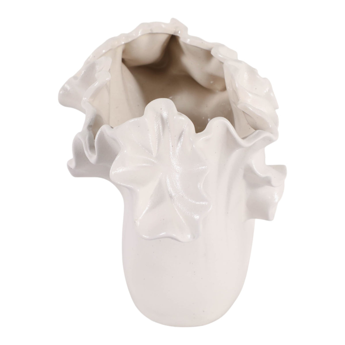 Alderport White/Ivory Small Vase