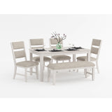 Savile White Side Chair