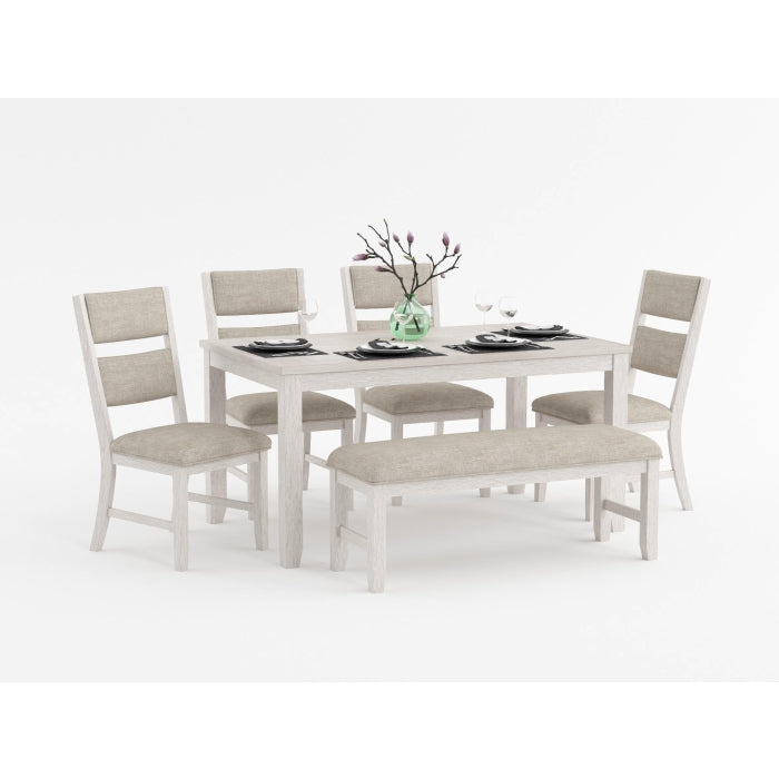Savile White Side Chair