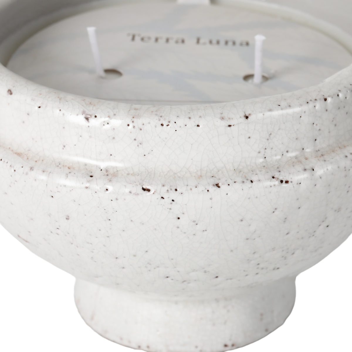 Lakehead White Crackle French Cade and Lavender Candle