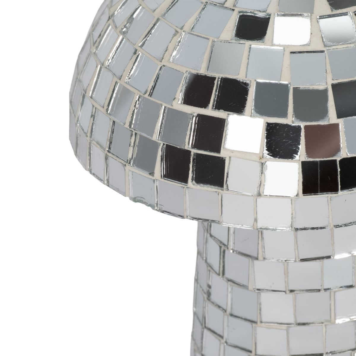 Lakeshore Silver Small Mosaic Mushroom