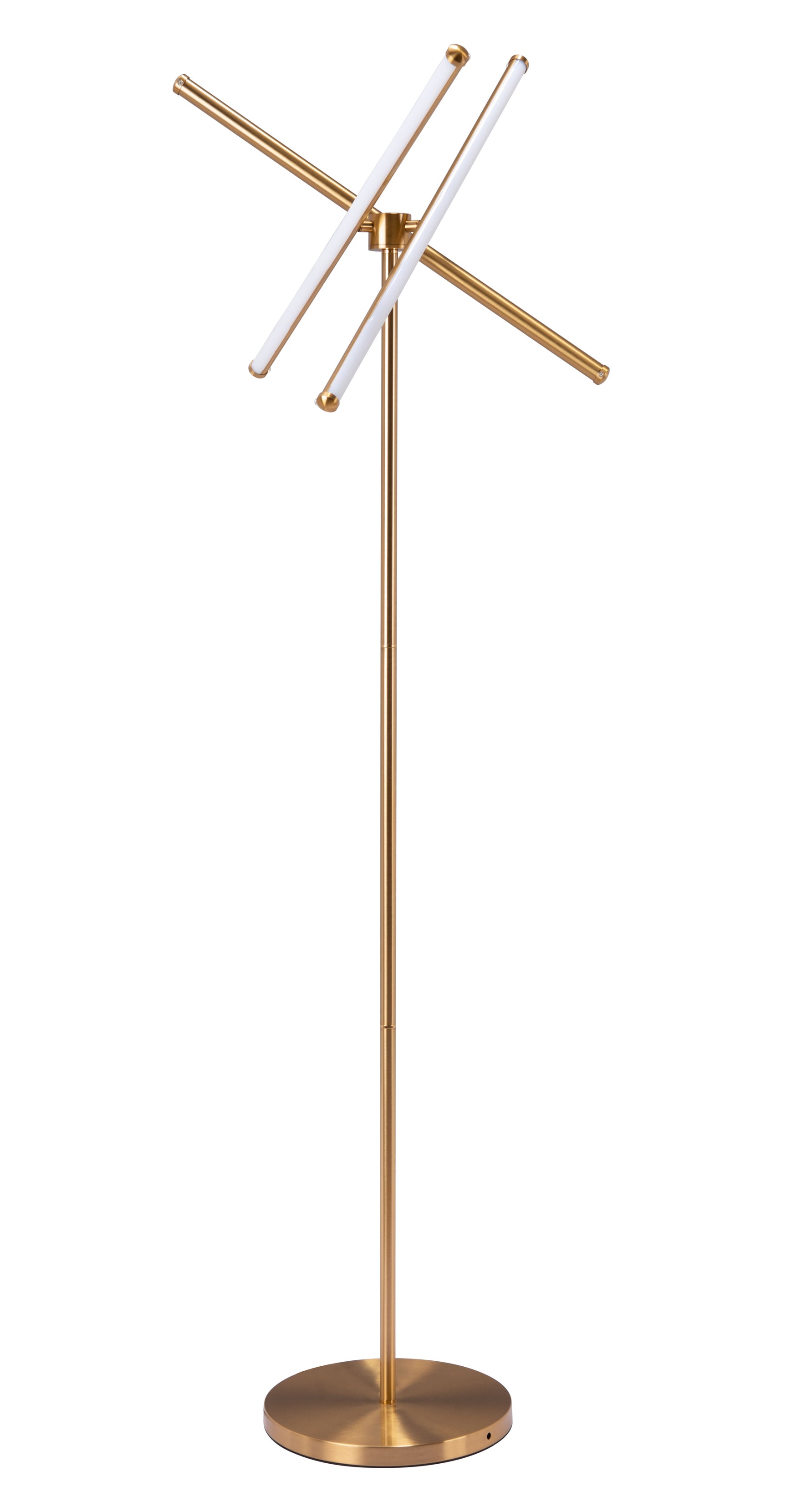 Garza Brass Floor Lamp