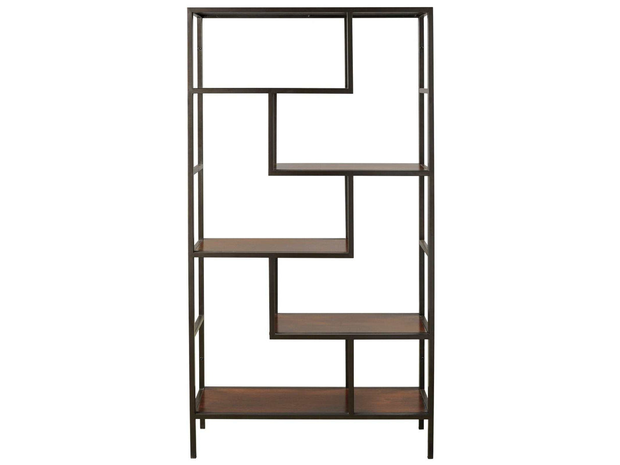 Frankwell Brown/Black Bookcase - Ornate Home