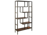 Frankwell Brown/Black Bookcase - Ornate Home