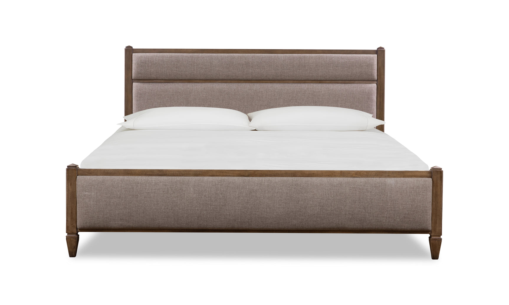 Ascott Mulch/Pecan Pie California King Upholstered Storage Bed