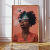Cosmic Thoughts in an Orange Glow