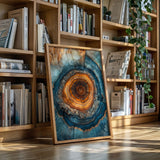 Ethereal Geode - Abstract Mineral Art