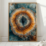 Ethereal Geode - Earthy Abstract Art