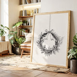 Simple Hand-Drawn Wreath