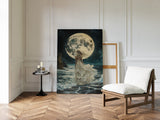 Lunar Reverie by the Sea